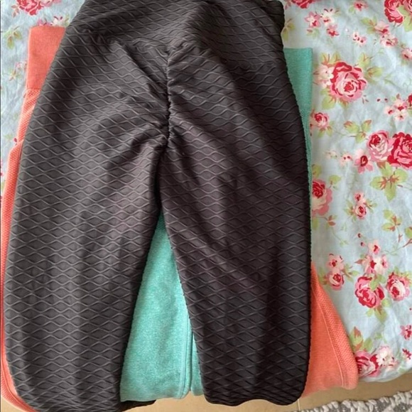 🆕🍑Sexy Brazilian Butt Lift Active Workout Leggings High Rise|Textured Stretch - Picture 8 of 16